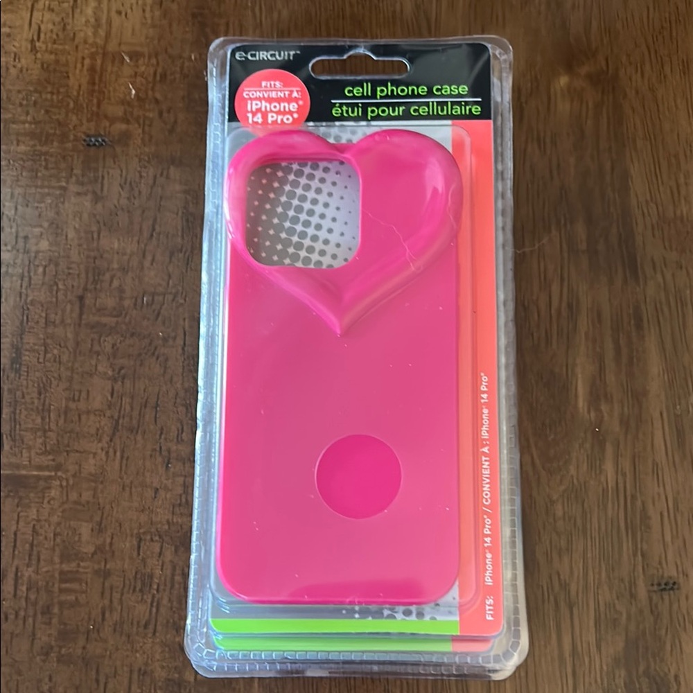 Pink Cell Phone Case for iPhone 14 Pro